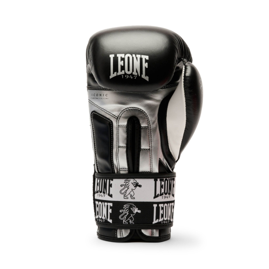 Guantes de Boxeo Leone1947 "Iconic" Color negro GN208 WAKO