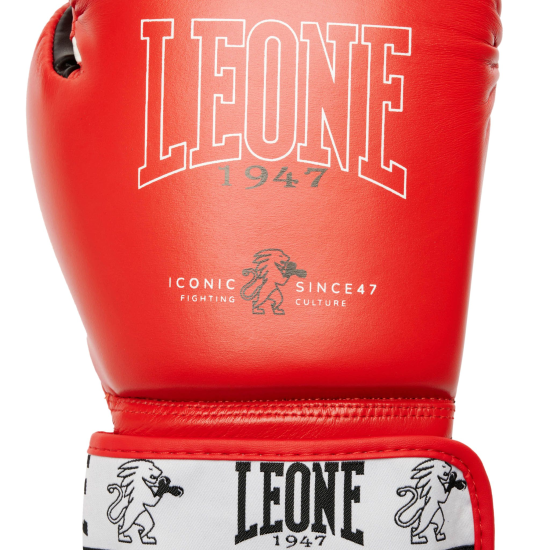 Guantes de Boxeo Leone1947 "Iconic" Color Rojo GN208