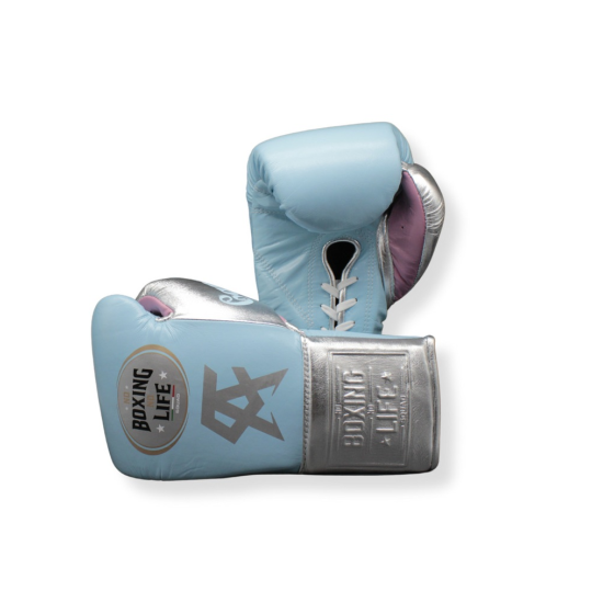 Guantes de Boxeo No Boxing No Life Canelo Alvarez Special Edition azul plata