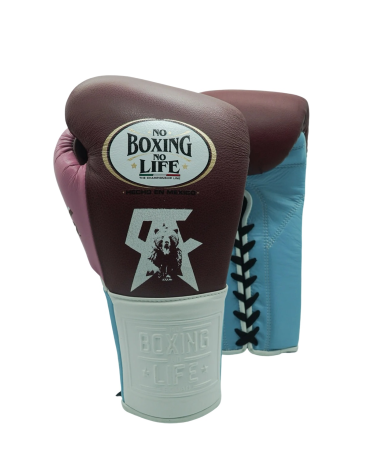 Guantes de Boxeo No Boxing No Life "pro fight" Canelo color Vino Edicion ultralimitada de coleccion