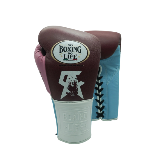 Guantes de Boxeo No Boxing No Life "pro fight" Canelo color Vino Edicion ultralimitada