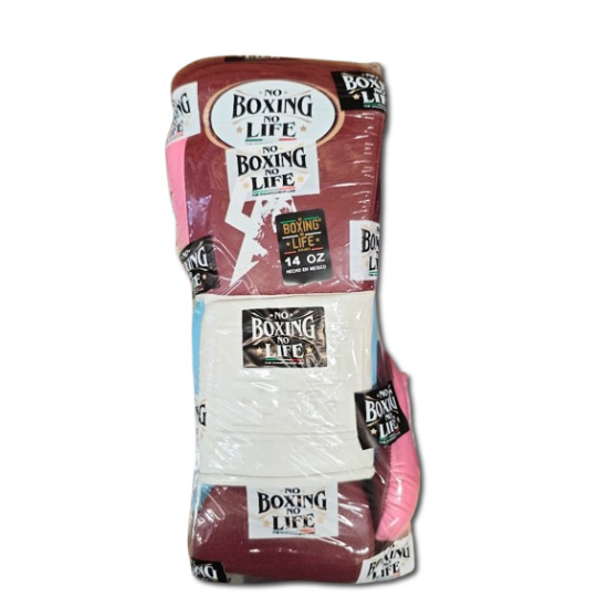 Guantes de Boxeo No Boxing No Life "pro fight" Canelo color Vino Edicion ultralimitada