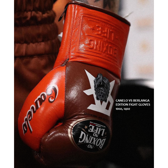 Guantes de Boxeo No Boxing No Life "pro fight" Canelo Vs Berlanga Limited Edition 10 oz