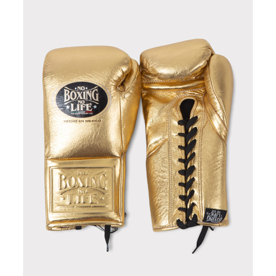 Guantes de Boxeo No Boxing No Life "pro fight" gold