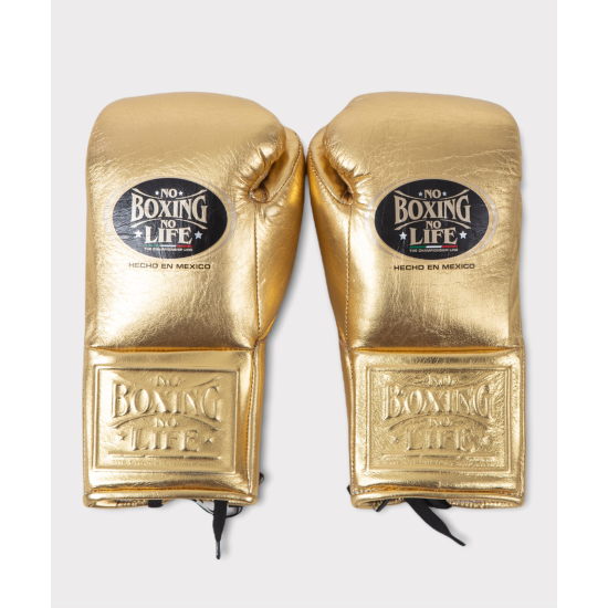 Guantes de Boxeo No Boxing No Life "pro fight" gold