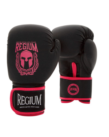 Guantes de Boxeo para mujer Regium "Black Panther" 10/M Negro mate