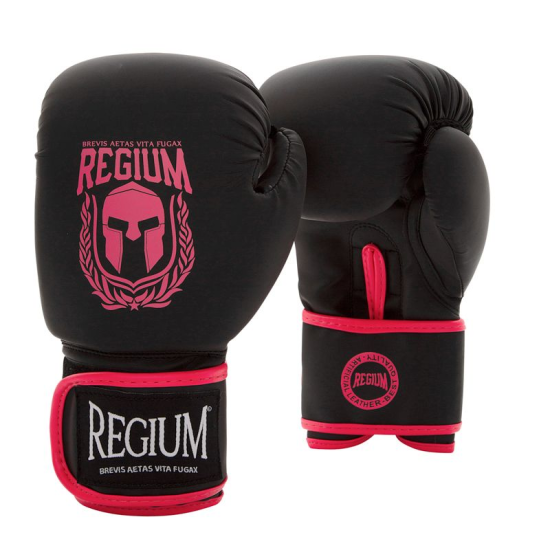Guantes de Boxeo para mujer Regium "Black Panther" 10/M Negro mate