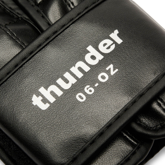 Guantes de Boxeo para Niño Leone "Thunder Junior" Color Negro 4 Oz GN383J