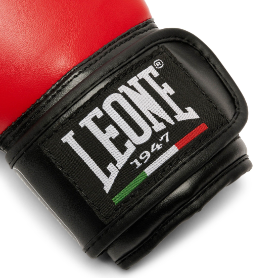 Guantes de Boxeo para Niño Leone "Thunder Junior" Color rojo 6 Oz GN383J