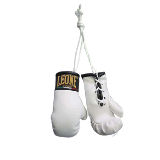 Guantes de Boxeo para Retrovisor Leone Color Blanco AC911