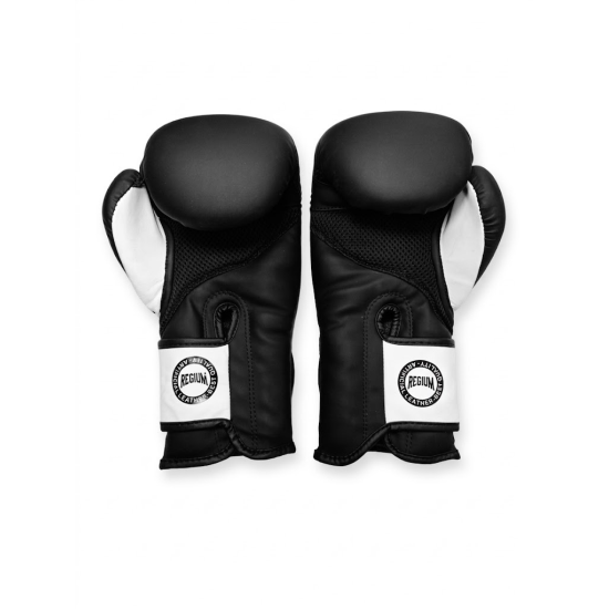 Guantes de Boxeo Regium "Cobra" GEL Premium negro-blanco