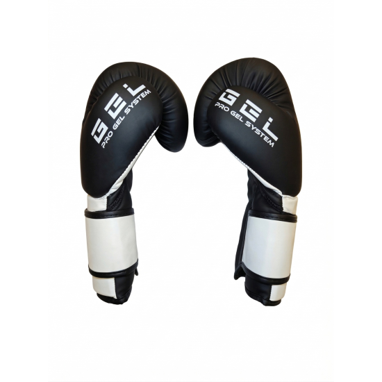 Guantes de Boxeo Regium "Cobra" GEL Premium negro-blanco