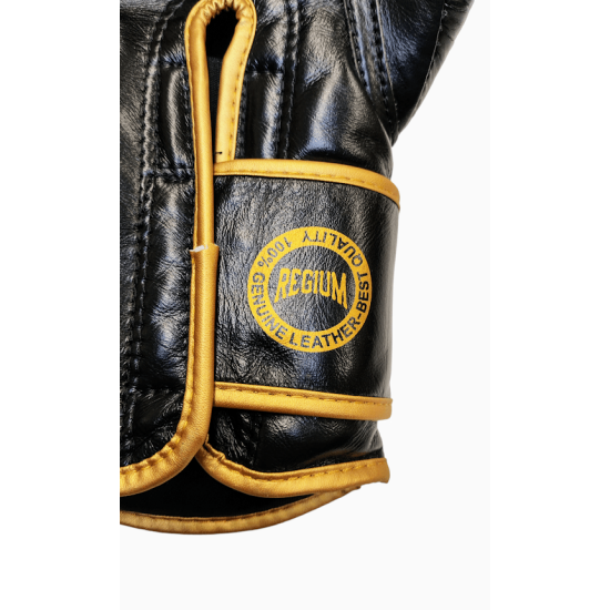 Guantes Regium "Imperial Gold" Gel negro