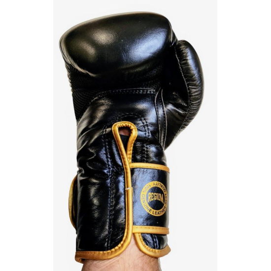 Guantes Regium "Imperial Gold" Gel negro