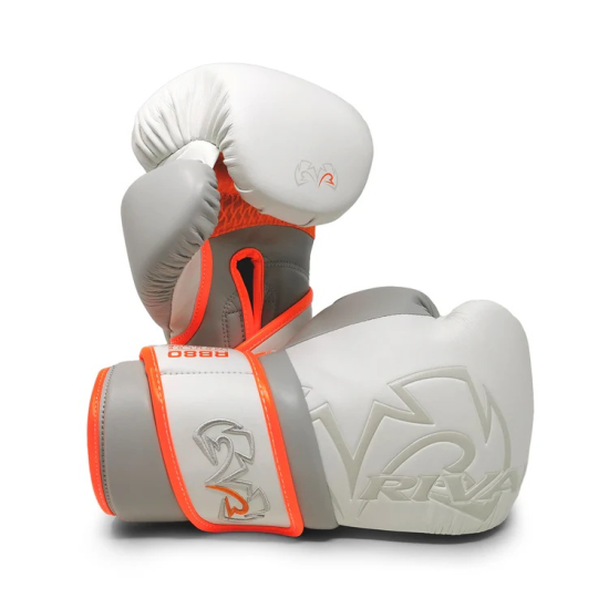 Guantes de boxeo Rival boxing RB80 "Impulse bag gloves" Blanco/ naranja