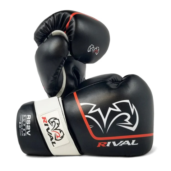 Guantes de boxeo Rival boxing RS2V "Super Sparring" negro
