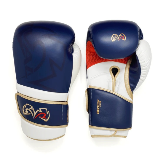 Guantes de boxeo Rival boxing RS80V Impulse Sparring azul marino