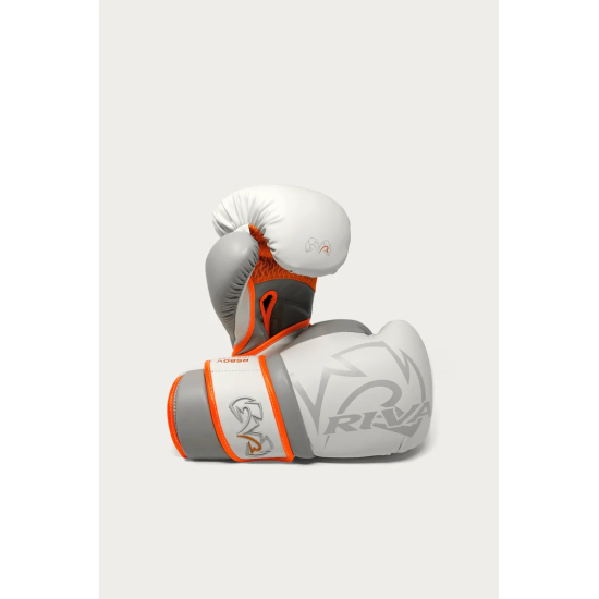 Guantes de boxeo Rival boxing RS80V Impulse Sparring Blanco-naranja