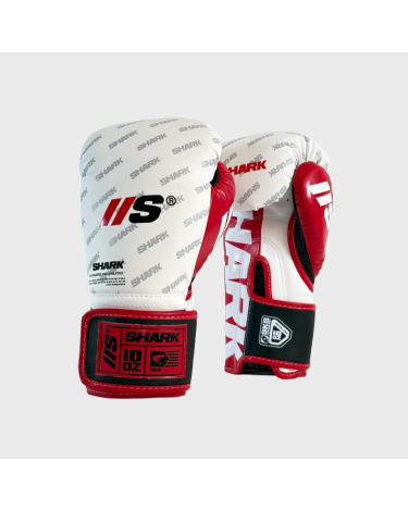 Guantes de Boxeo Shark Boxing II2 Blanco y Rojo