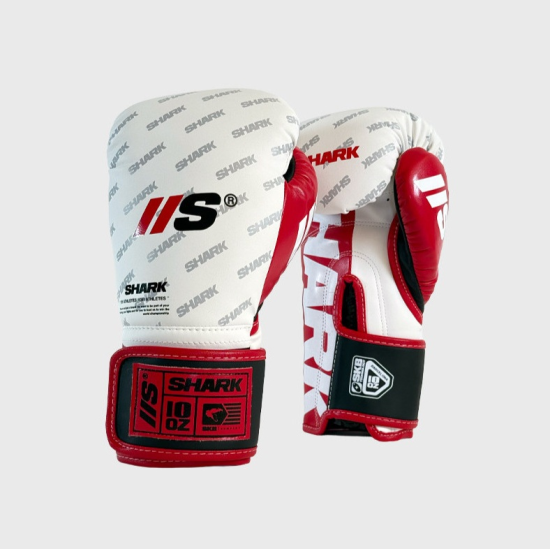 Guantes de Boxeo Shark Boxing II2 Blanco y Rojo