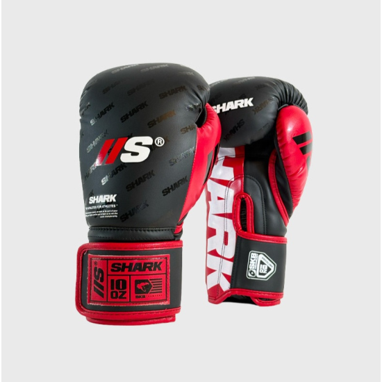 Guantes de Boxeo Shark Boxing II2 Negro y rojo