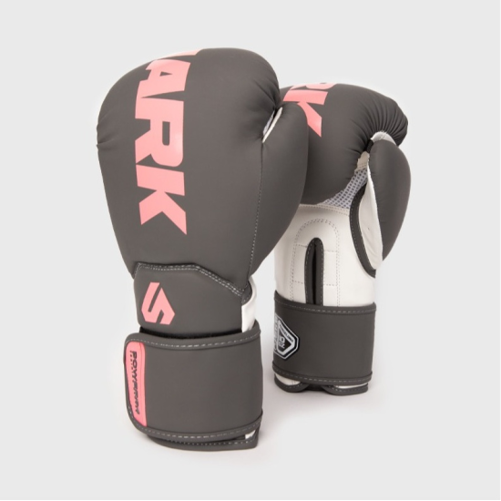 Guantes de boxeo Shark Boxing "Power 24"Gris-rosa