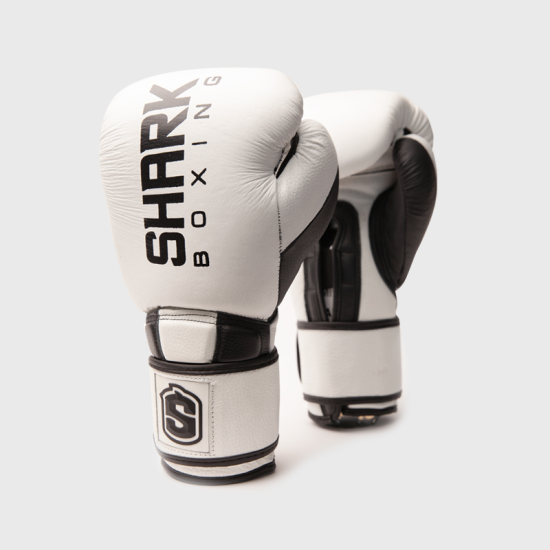 Guantes de boxeo Shark "Megalodon" Blanco