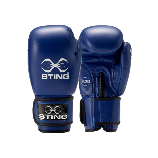 Guantes de Boxeo Sting AIBA amateur azul 10 oz