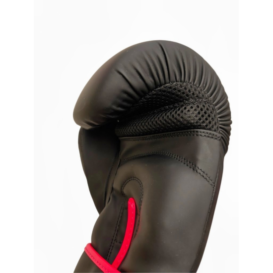 Guantes de boxeo Team sanchez negro- rosa fluor