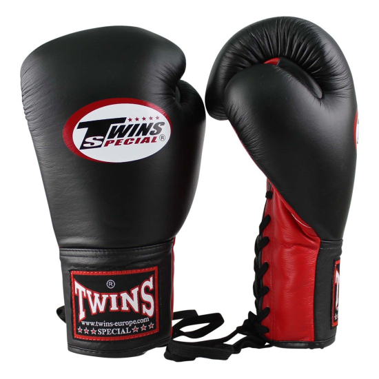 Guantes de Boxeo Twins Special BGLL-1 Sparring Negro/Rojo