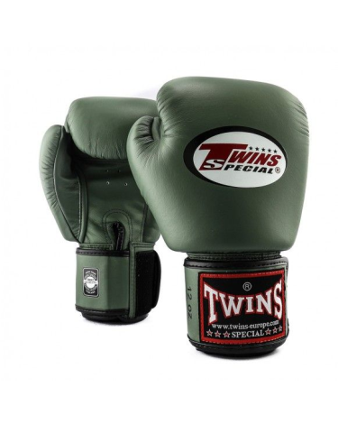 Guantes de Boxeo Twins Special BGVL-3 Color verde militar