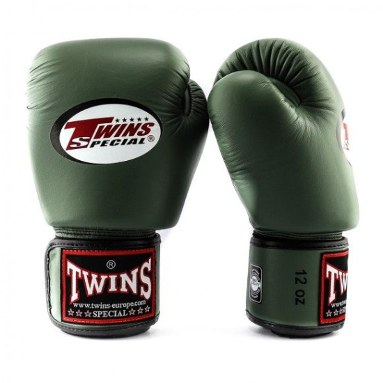 Guantes de Boxeo Twins Special BGVL-3 Color verde militar