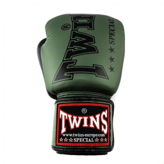 Guantes de Boxeo Twins Special BGVL-8  Verde Militar