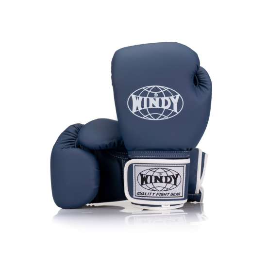 Guantes de boxeo Windy BGVU Piel sintetica azul zafiro