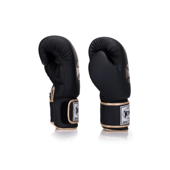 Guantes de boxeo Windy BGVU Piel sintetica negro