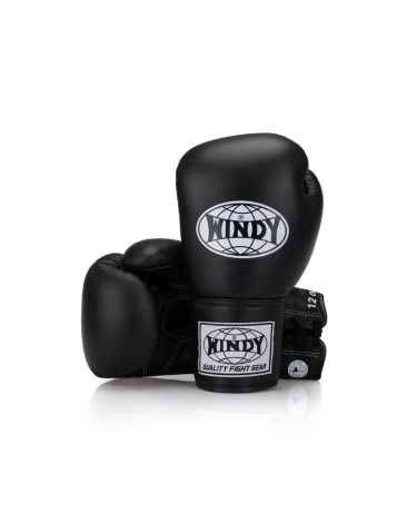 Guantes de boxeo Windy "Classic Lace up" BGL negro