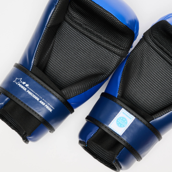 Guantes de Point Fighting Leone 1947 GN600 WAKO azul 8 Oz