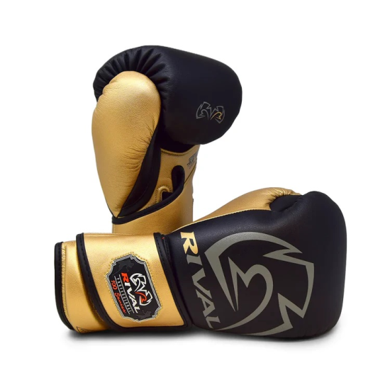 Guantes de saco Rival RB100 Professional D3O Negro/dorado