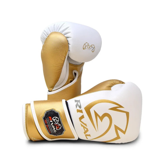 Guantes de saco Rival RB100 Professional D3O Blanco/ dorado