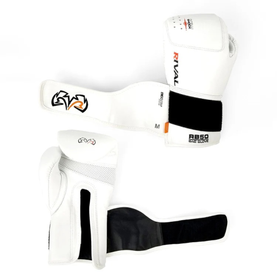 Guantes de saco Rival RB50 "Intellishock" Blanco