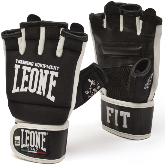 Guantillas de Cardio Boxing/Fit Leone Color Negro GK093