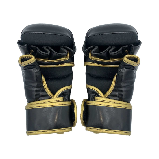 Guantillas de MMA Custom Fighter para sparring "Gold Star" negras