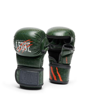 Guantillas de MMA  Leone 1947 Amateur "Primal Instinct" verde GP116