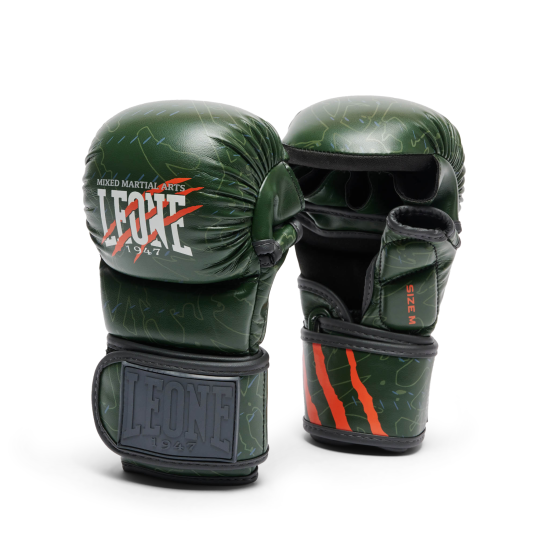 Guantillas de MMA  Leone 1947 Amateur "Primal Instinct" verde GP116