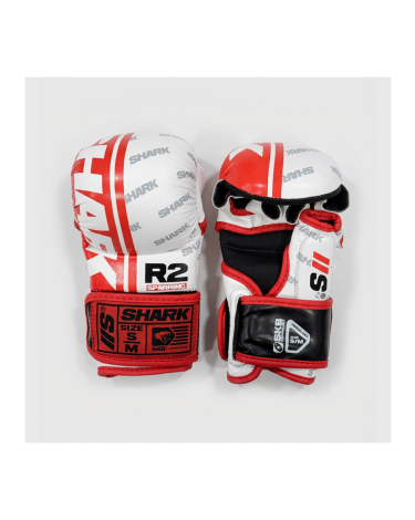 Guantillas de MMA Shark Boxing IIS Blanco-rojo