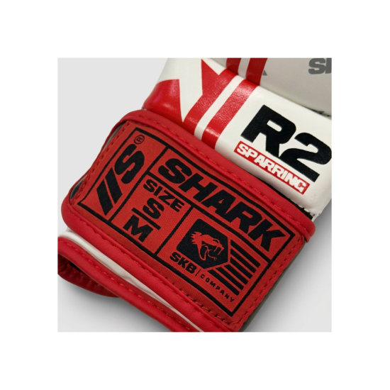 Guantillas de MMA Shark Boxing IIS Blanco-rojo