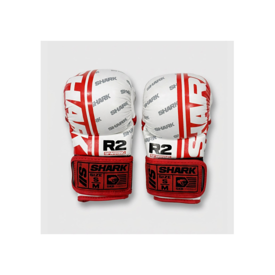 Guantillas de MMA Shark Boxing IIS Blanco-rojo