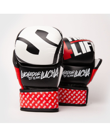 Guantillas de MMA Shark "Fight x Life" negras