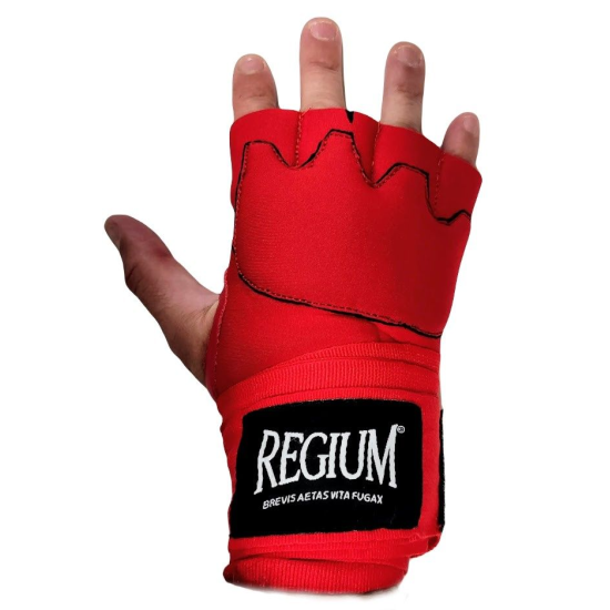 Vendas rapidas tipo guantilla con Gel Regium rojas