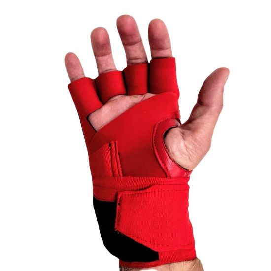 Vendas rapidas tipo guantilla con Gel Regium rojas